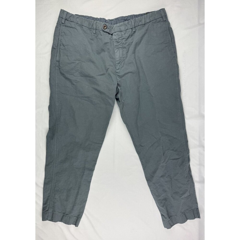 Sid Mashburn 55% Cotton 45% Linen Blend Pants 40x26 Made in Italy in Green Short